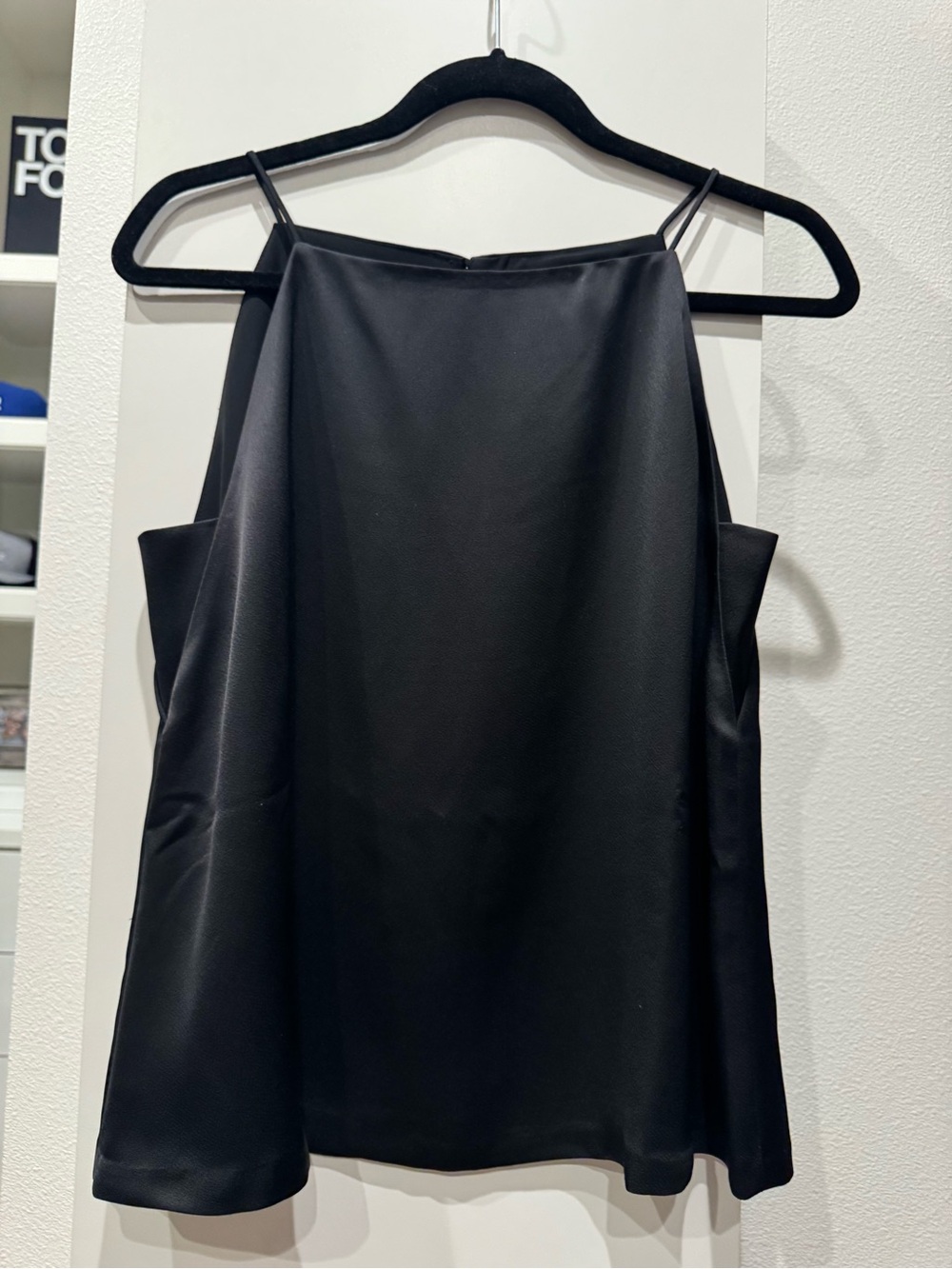 Banana Republic Black Satin Halter Top